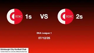 Edinburgh City 1 vs Edinburgh City 2s - SKA League 1 - 07/12/2025
