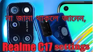 Realme c17 settings ।  Display settings ।  All settings realme c17  #