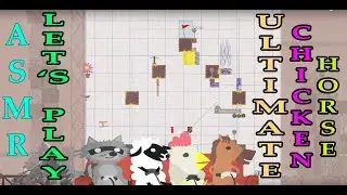 ASMR | Let's Play | Ultimate Chicken Horse MP | Male Whispered | Keyboard Sounds