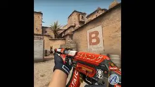 AK-47 Bloodsport Gloves Combination in CS:GO (2024) #Shorts