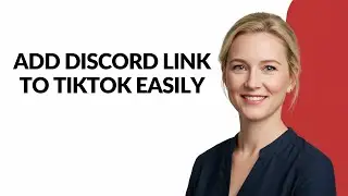 ADD DISCORD LINK TO TIKTOK EASILY - Julia'sTutorials