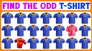 Find The ODD T-shirt 👕🧥👗( Emoji Quiz )