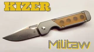WMK Exclusive Kizer Militaw is 🔥🔥 #knives #edc #Kizerknives