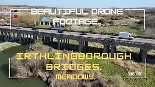 Irthlingborough Bridges & Meadows | Beautiful Drone Footage 4K | DJI Mini 4 Pro
