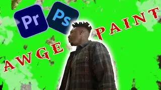 LONEWOLF/AWGE PAINT EFFECT [PREMIERE PRO/PHOTOSHOP] #adobepremierepro #musicvideo