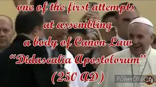 9. Canon Law in English:  Brief History of Development of Canon Law