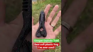 Googan Explode Toad!🔥🔥 #fishing #outdoors #subscribe #bassfishing #explore #frog #fish #shorts