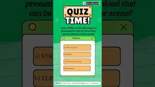 🔍 Forensic Science Quiz 19th 🕵️&zwj;♀️ #quiz