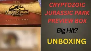 Showcasing the Cryptozoic SDCC exclusive Jurassic Park preview box! | Auto? | UNBOXING | CZX |