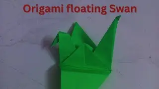 #origami floating swan#origami #craft #easy #diy #origamipaper #video #viralvideo #viral #like