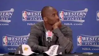Kobe Bryant Press Conference Game 6 2010 NBA Playoffs.