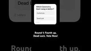 Geometry Dash Music Bracket round 1: Songs 3 and 4 #geometrydash