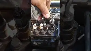 Bomba injetora com defeito