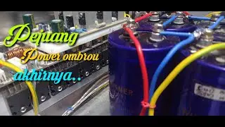 Power amplifier 4000watt akhirnya selesai juga, simple project