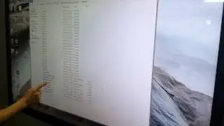 55 inch P-CAP TYPE E-BOARD PRESENT BY MNTech METAL MESH (Concept)