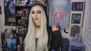 💜 Sylvanas Windrunner Banshee Queen Tears Makeup Tutorial 🖤