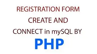 Registration Form PHP and MySql with validation