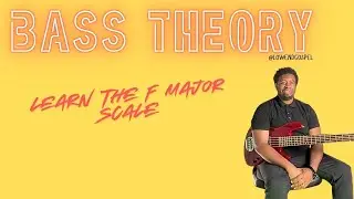 How to play the F major scale on bass