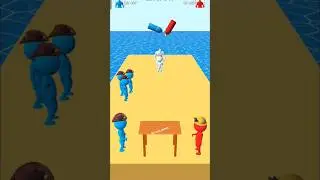 bottle flip 🙃🤠 level 347#gaming #feed #bottleflip3d #bottleflipgame #blue