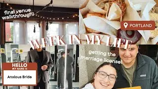 Final Venue Walkthrough + Getting Our Marriage License, More Errands! | WEEKLY VLOG