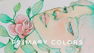 WATERCOLORS // painting with the 3 PRIMARY COLORS