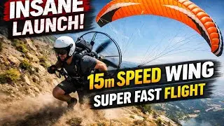 Paramotor SpeedFlying on a 15m Wing | Air Conception Nitro 200 | Launch to Landing (Raw, No Cuts)