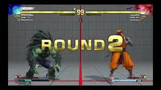 【SFV】【SFRePlayer】NISHIKINpc（BLANKA LP321744）VS atyoatyo（RASHID LP32472）【24362】