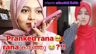 Ranaയെ albuthil eduthu🤩prank rana anjum ashraf pranked|alfalafirstprank|albumprank|prankmalayalam