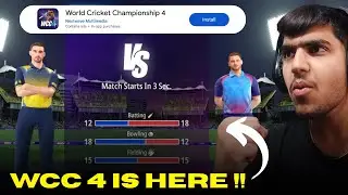 WCC4 is Here! Pre-Registration is LIVE on Play Store! 🔥 Photorealistic Player Models Revealed!