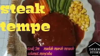 resep steak tempe 3M ala anak kost