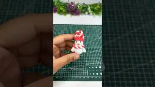 DIY Christmas Charm⛄ Making With Clay 😍 #diy #craft #theartbird