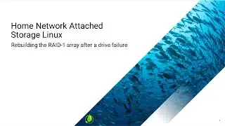 Home NAS Linux: rebuilding the RAID-1 array after a drive failure