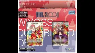 Opening WIXOSS WXK-D06 TCG Pre-constructed Deck Dual Blood
