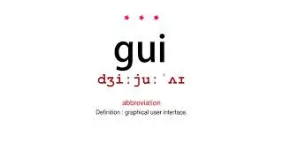 How to pronounce gui - Vocab Today