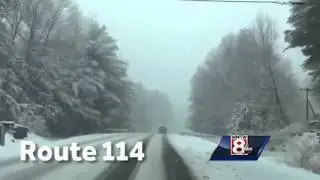 Snow causes dangerous travel conditions