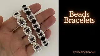 Making bracelets with  beads. Jewelry making ideas @beadingtutorials Easy DIY