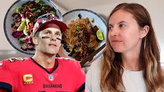 I Ate Like Tom Brady for a Day (high protein, plant-based)
