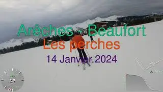 Ar&ecirc;ches-Beaufort - Rouge des Perches - 14 Janvier 2024