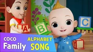 COCO Family | 10Min | Alphabet Song | Nursery Rhymes & Kids Songs | English Kids Songs