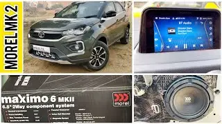 Modified Tata Nexon | Top Model | Audio Upgrade | Morel Maximo 6 MK2 | Damping | Component Speakers
