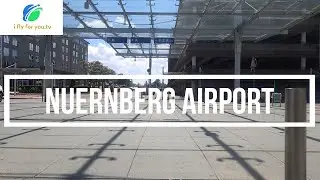 Nuernberg Airport walk through... From the Terminal to the Moevenpick Airport Hotel