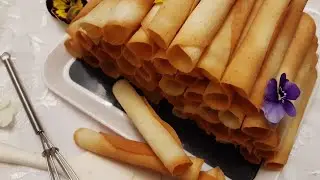 Les Cigarettes russes - biscuits mignons, parfum&eacute;s et croquants avec seulement 4 ingr&eacute;dients 👌