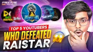 THIS 5 YOUTUBERS HAS DEFEATED RAISTAR💀 || TOP 5 YOUTUBERS WHO DEFEATED RAISTAR ||RAISTAR VS MR JAY❌️