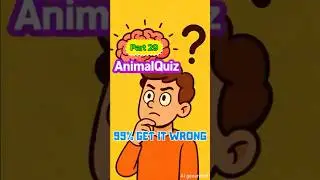 Animal Quiz Challenge🐻Can you Guess in5Seconds part 29 #quiztime #5squiz #quiz #AnimalQuiz #foryou