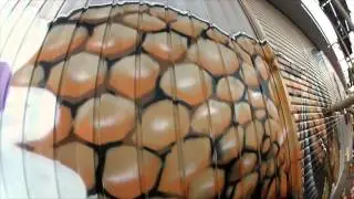 Sun Optical Wall Art making【街興しProject 1】
