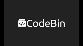 Codebin | Project Showcase
