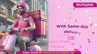 With same-day delivery, even last-minute plans are sweetly sorted😋
