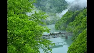 只見線 第三只見川橋梁 422D ～ 第四只見川橋梁 424D ～ 大志集落 423D ～ 第四只見川橋梁 426D ～ 中川集落 425D