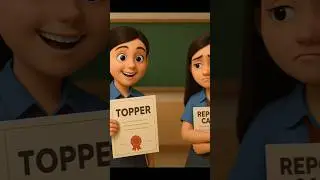 Topper vs average student 🤪| Did you ever had such friend??#story #kahani #shorts
