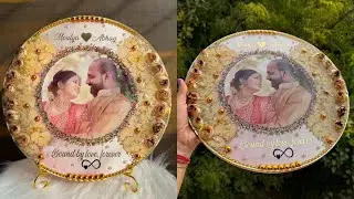Beautiful resin varmala photo frame✨|step by step|full tutorial video|varmala preservation|diy frame